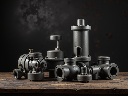 液压滤清器产品整体展示，圆柱形滤芯结构，金属端盖，工业环境背景